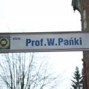 Walerian Pańko Street in Brzozów street sign