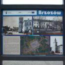 Market Square in Brzozów info board